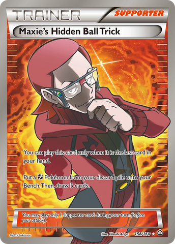 Maxie's Hidden Ball Trick (158/160) [XY: Primal Clash]