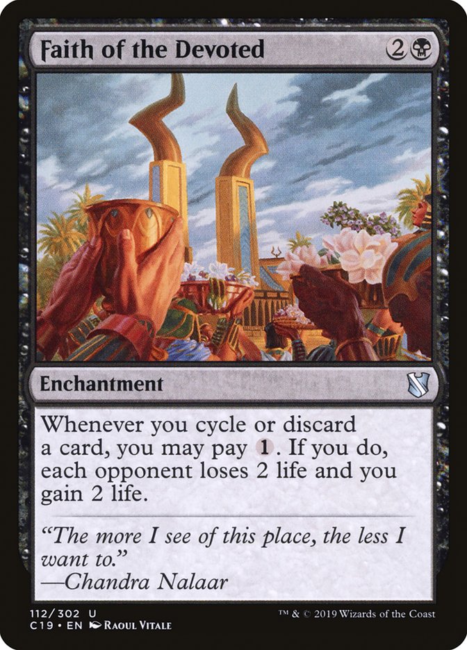 Faith of the Devoted [Commander 2019] (C19 112)