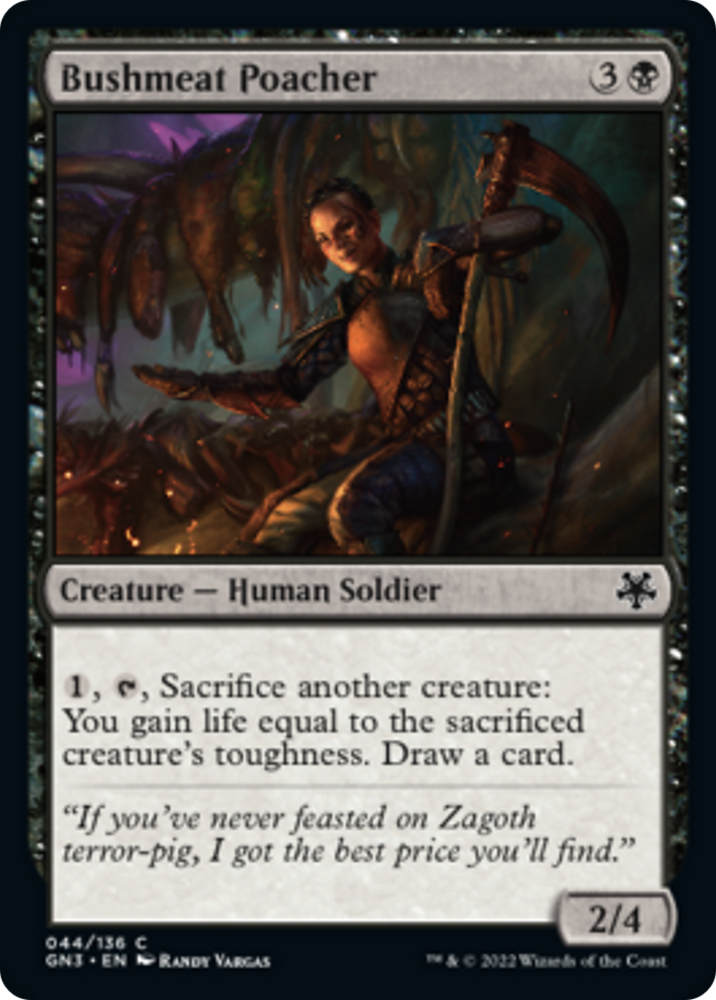 Bushmeat Poacher [Game Night 2022]