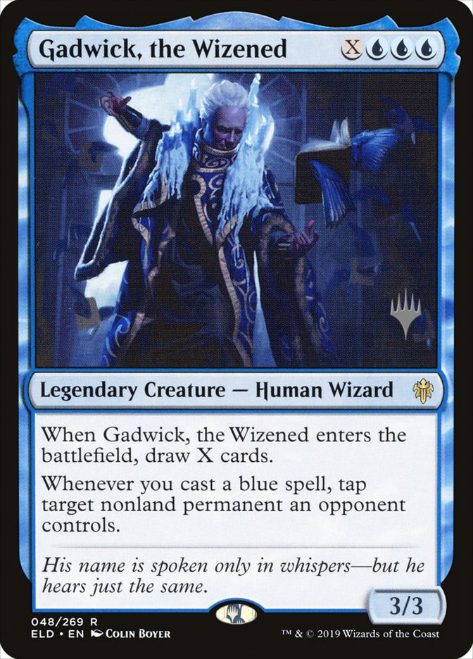 Gadwick, the Wizened (Promo Pack) [Throne of Eldraine Promos] (PELD 48P)