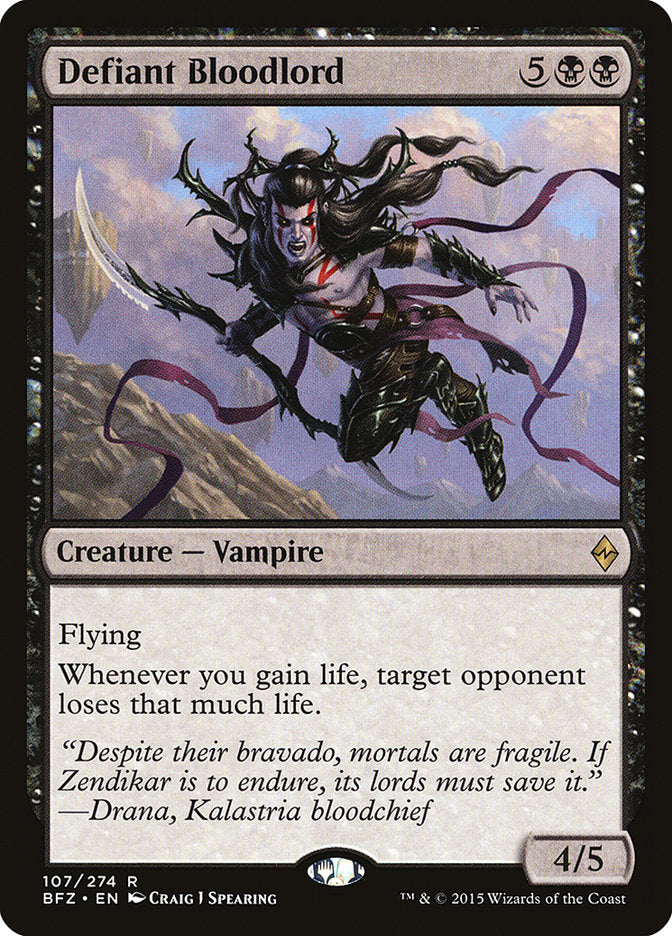 Defiant Bloodlord [Battle for Zendikar] (BFZ 107)