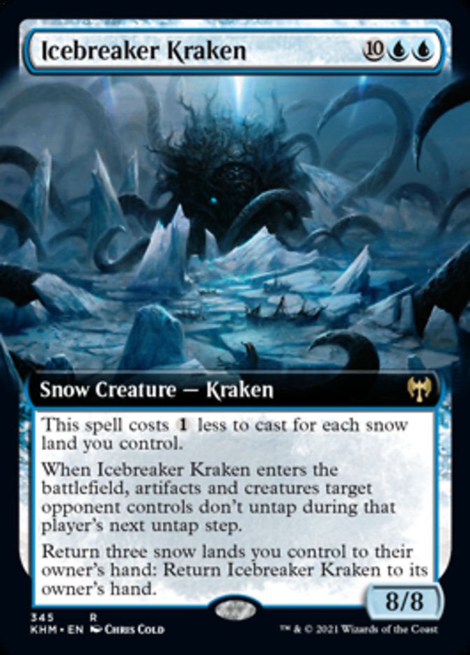 Icebreaker Kraken (Extended Art) [Kaldheim] (KHM 345)