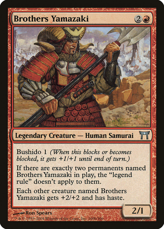 Brothers Yamazaki (160b/306) [Champions of Kamigawa] (CHK 160B)