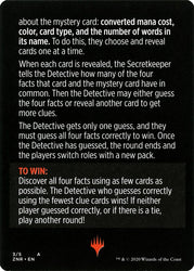 Booster Sleuth (Magic Minigame) [Zendikar Rising Minigame] (MZNR 3)