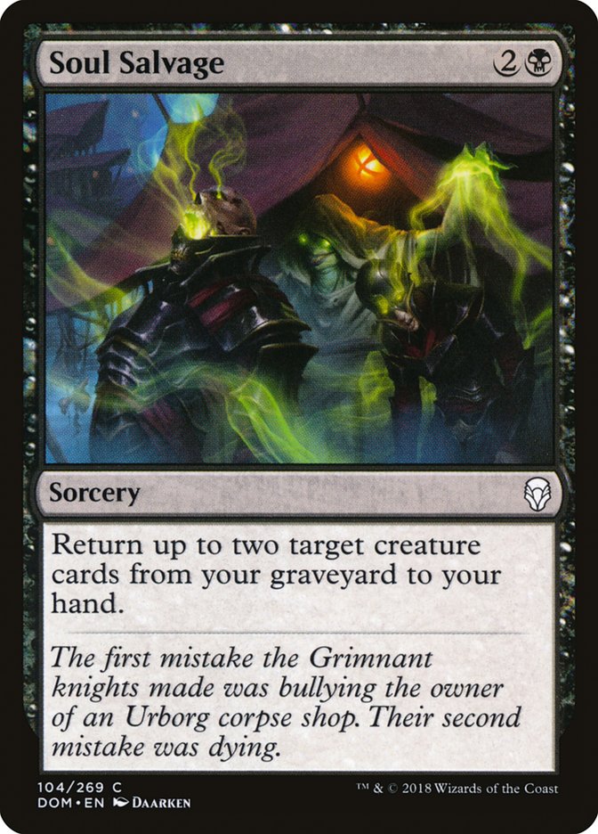 Soul Salvage [Dominaria] (DOM 104)
