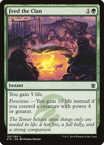 Feed the Clan [Khans of Tarkir] (KTK 132)