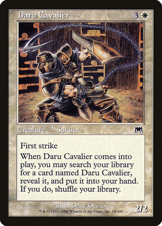 Daru Cavalier [Onslaught] (ONS 18)