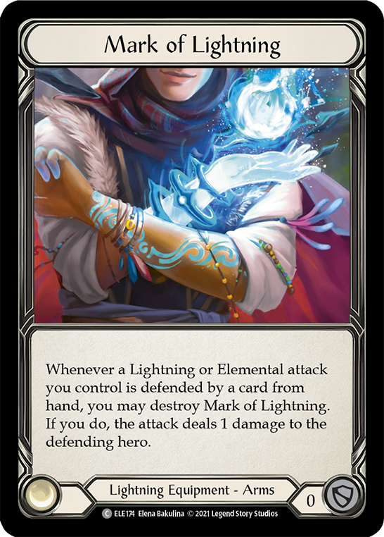 Mark of Lightning [ELE174] 1st Edition Cold Foil