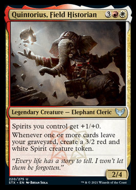 Quintorius, Field Historian [Strixhaven: School of Mages] (STX 220)