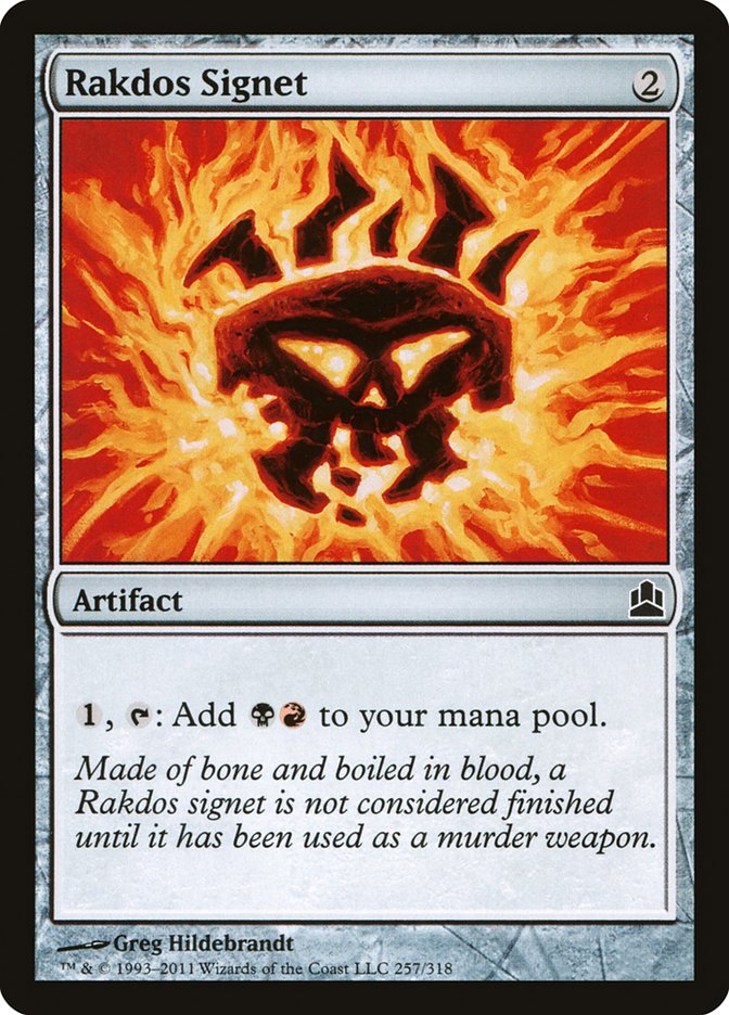 Rakdos Signet [Commander 2011] (CMD 257)