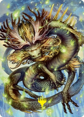 Kura, the Boundless Sky Art Card (Gold-Stamped Signature) [Kamigawa: Neon Dynasty Art Series] (ANEO 66)