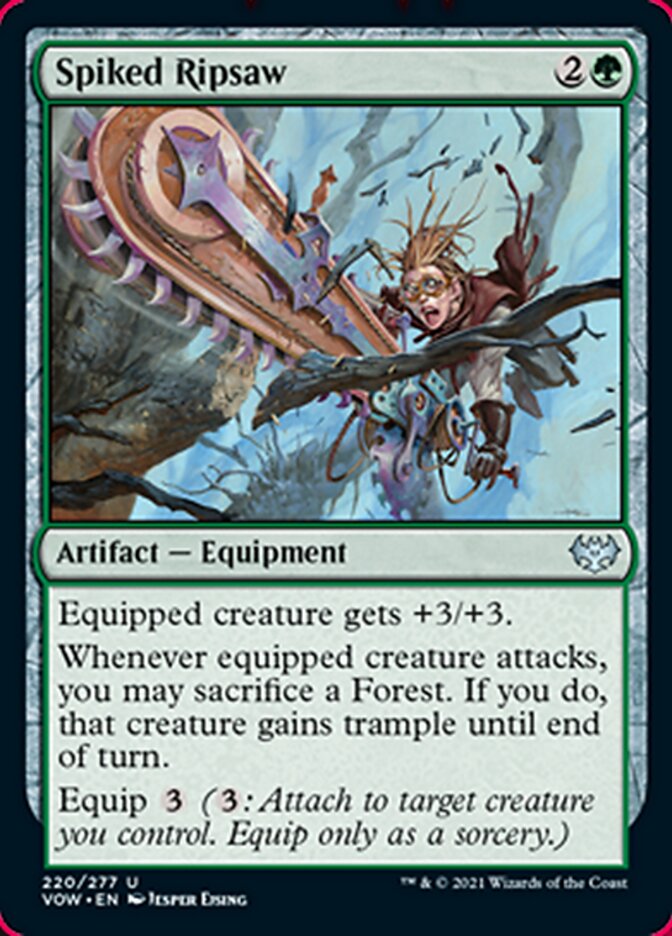 Spiked Ripsaw [Innistrad: Crimson Vow] (VOW 220)