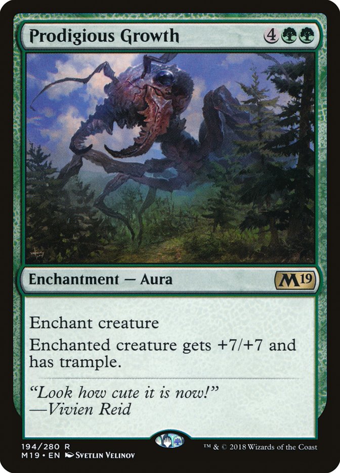Prodigious Growth [Core Set 2019] (M19 194)