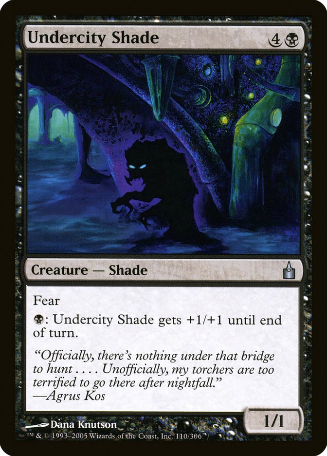 Undercity Shade [Ravnica: City of Guilds] (RAV 110)