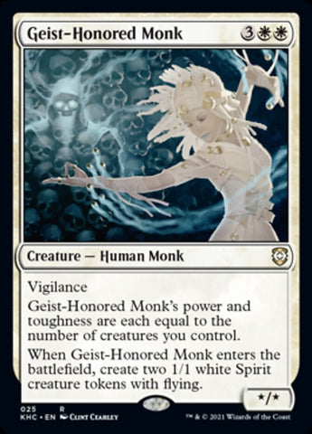 Geist-Honored Monk [Kaldheim Commander] (KHC 25)