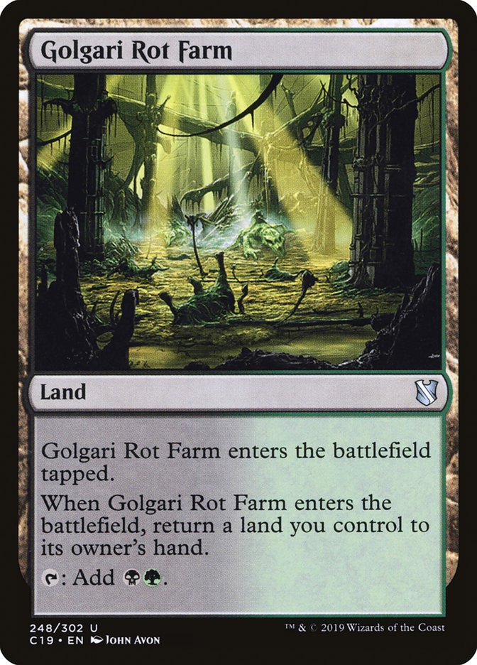 Golgari Rot Farm [Commander 2019] (C19 248)