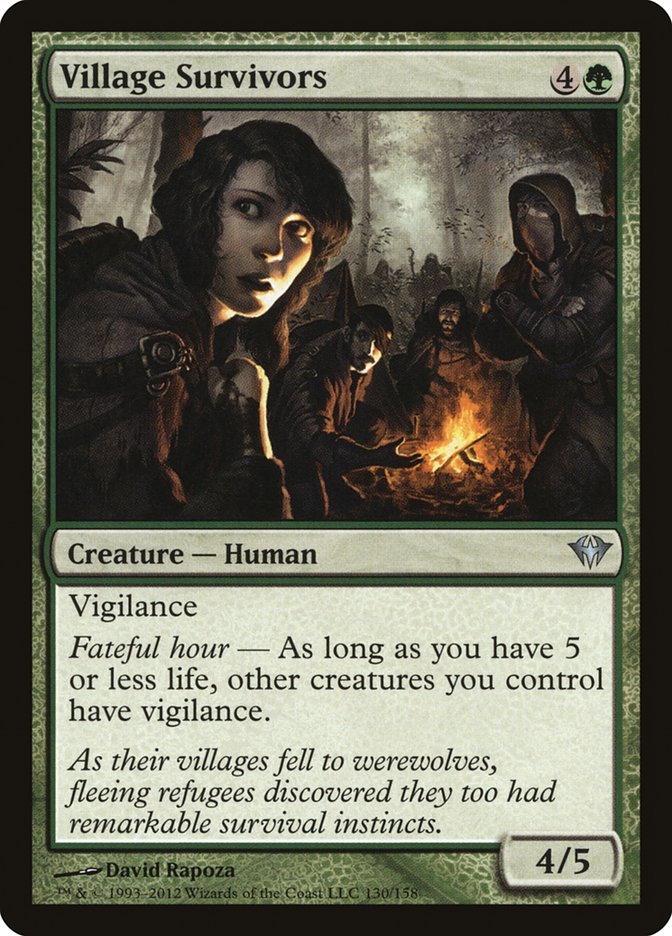 Village Survivors [Dark Ascension] (DKA 130)
