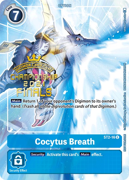 Cocytus Breath [ST2-16] (2021 Championship Finals Tamer‘s Evolution Pack) [Starter Deck: Cocytus Blue Promos]