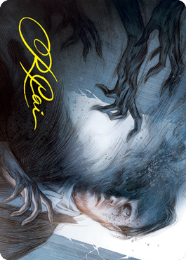 Dread Fugue Art Card (Gold-Stamped Signature) [Innistrad: Crimson Vow Art Series] (AVOW 31)
