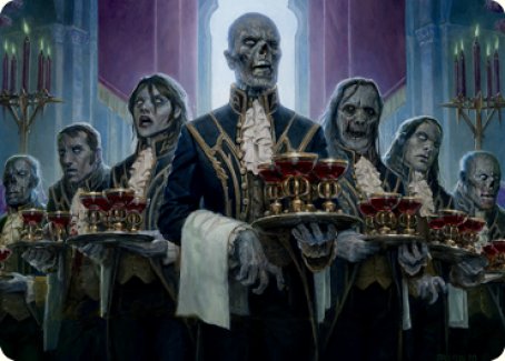 Dying to Serve Art Card [Innistrad: Crimson Vow Art Series] (AVOW 32)