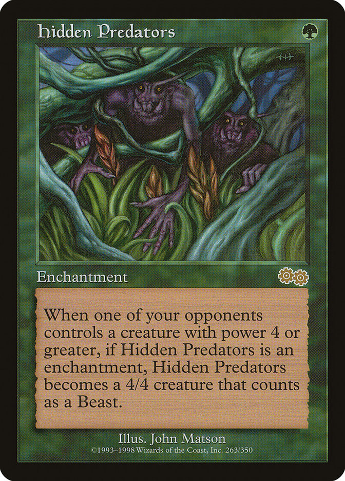 Hidden Predators [Urza's Saga] (USG 263)