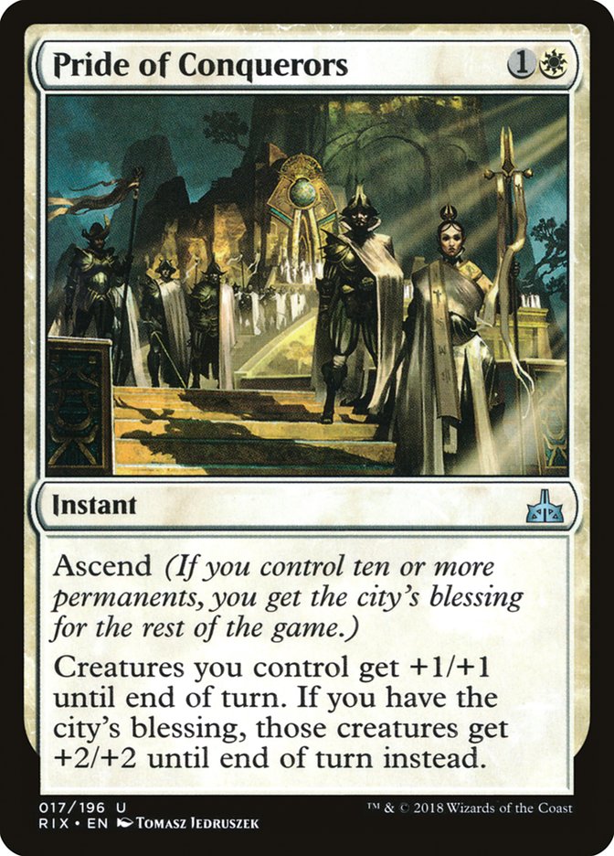 Pride of Conquerors [Rivals of Ixalan] (RIX 17)