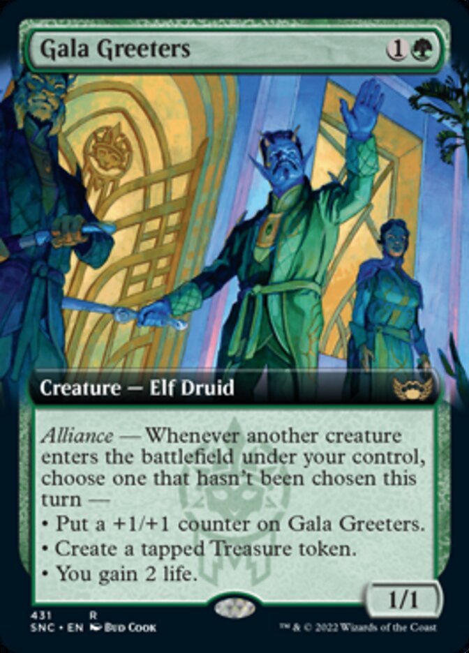 Gala Greeters (Extended Art) [Streets of New Capenna] (SNC 431)