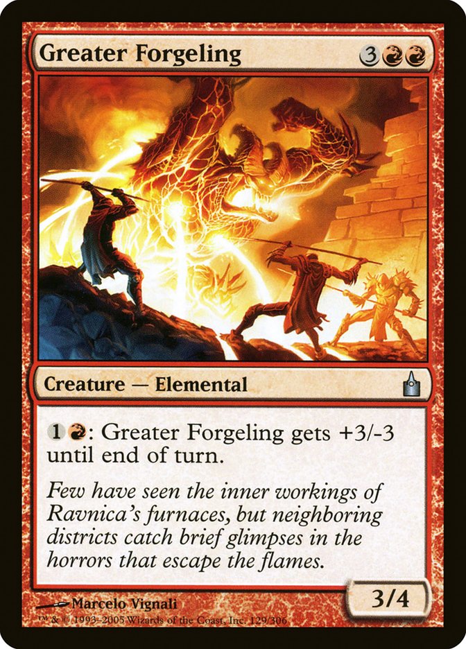 Greater Forgeling [Ravnica: City of Guilds] (RAV 129)