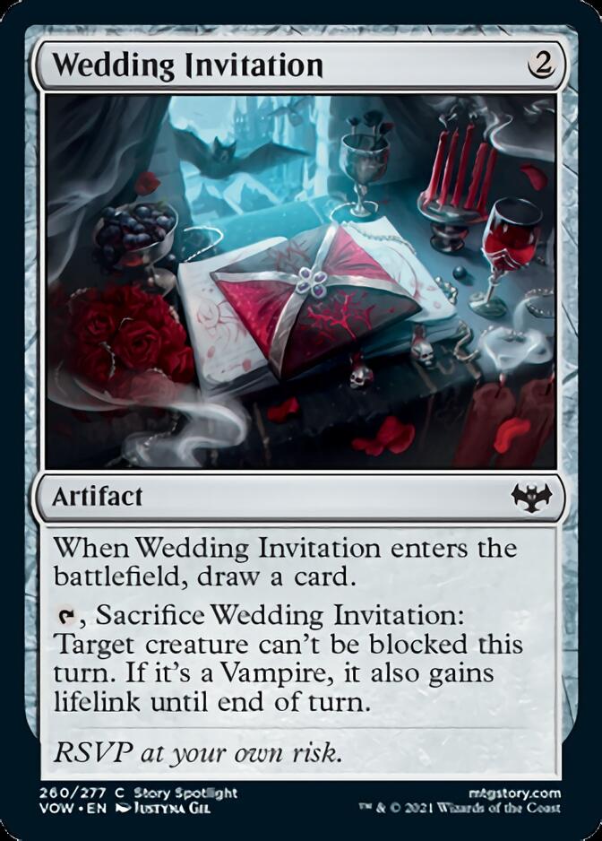 Wedding Invitation [Innistrad: Crimson Vow] (VOW 260)
