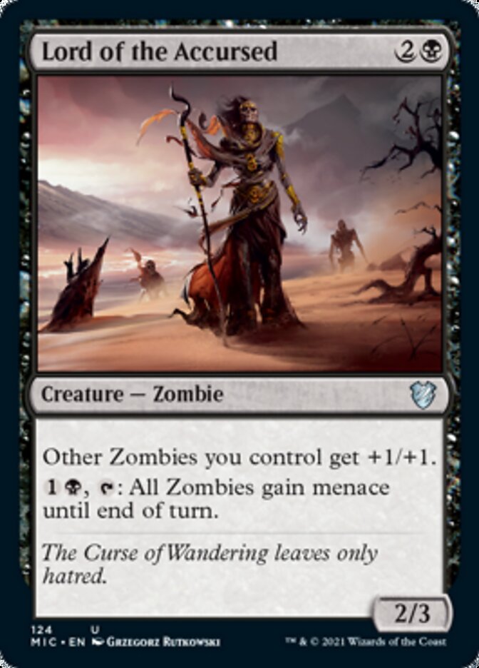 Lord of the Accursed [Innistrad: Midnight Hunt Commander] (MIC 124)