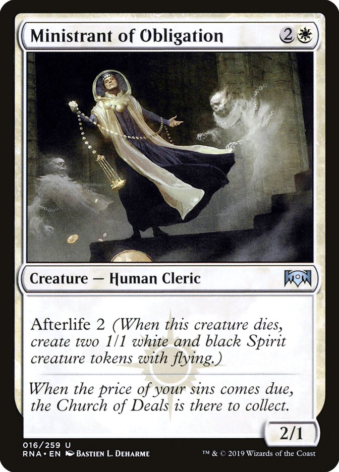 Ministrant of Obligation [Ravnica Allegiance] (RNA 16)