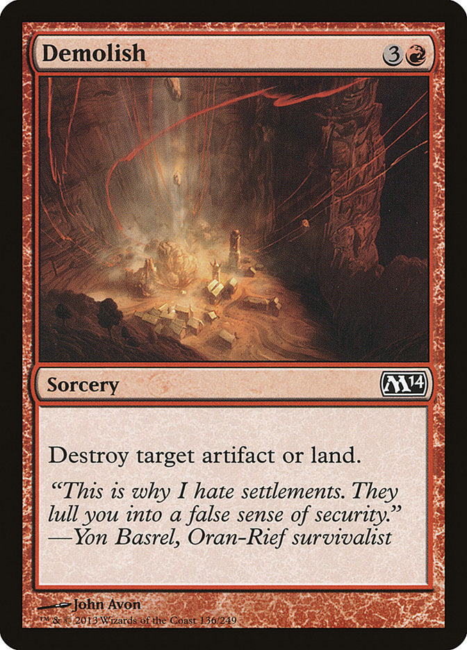 Demolish [Magic 2014] (M14 136)