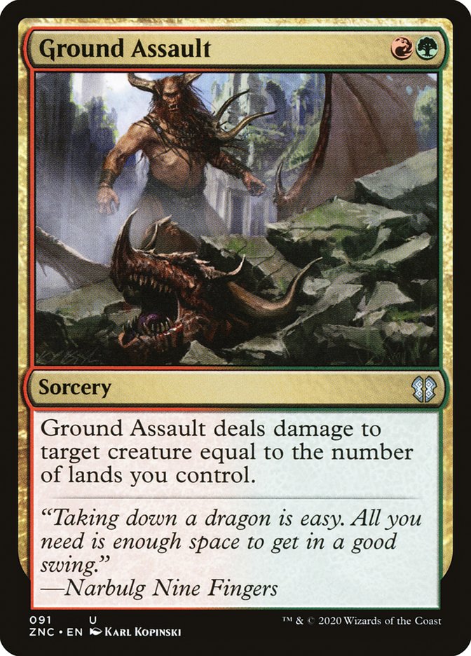 Ground Assault [Zendikar Rising Commander] (ZNC 91)
