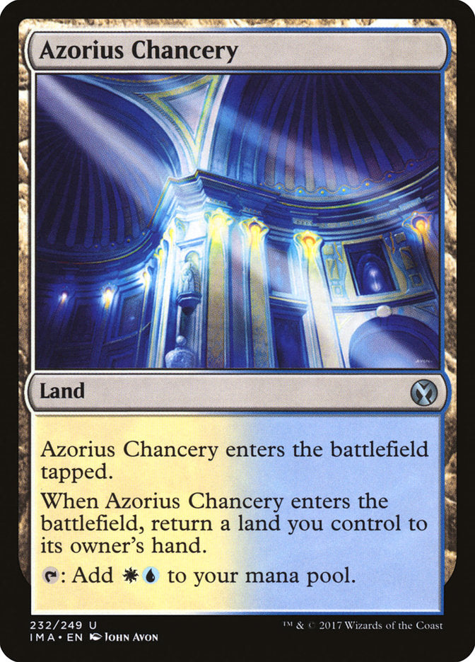 Azorius Chancery [Iconic Masters] (IMA 232)