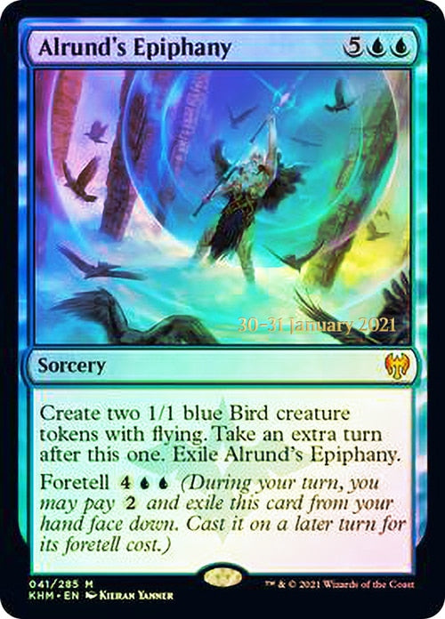 Alrund's Epiphany  [Kaldheim Prerelease Promos] (PKHM 41)