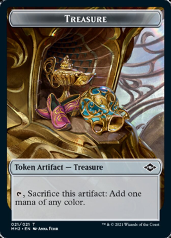 Crab Token // Treasure Token (#21) [Modern Horizons 2 Tokens] (TMH2 2)
