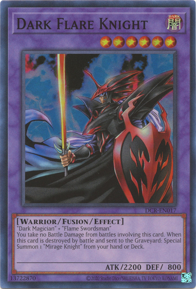 Dark Flare Knight [DCR-EN017] Super Rare