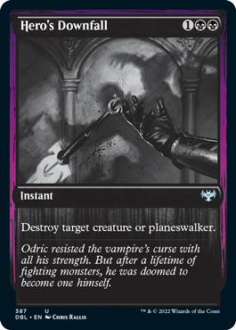 Hero's Downfall [Innistrad: Double Feature] (DBL 387)