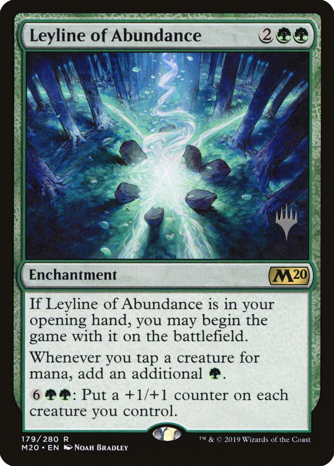 Leyline of Abundance (Promo Pack) [Core Set 2020 Promos] (PM20 179P)