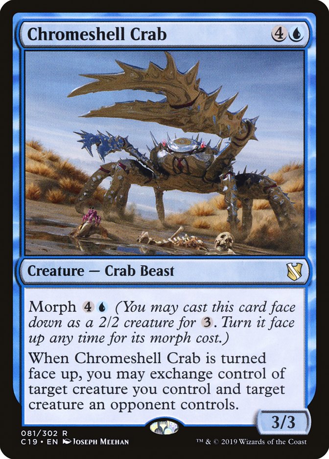 Chromeshell Crab [Commander 2019] (C19 81)