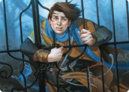 Locked in the Cemetery Art Card [Innistrad: Midnight Hunt Art Series] (AMID 26)