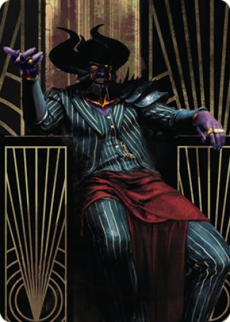 Ob Nixilis, the Adversary 2 Art Card [Streets of New Capenna Art Series] (ASNC 71)