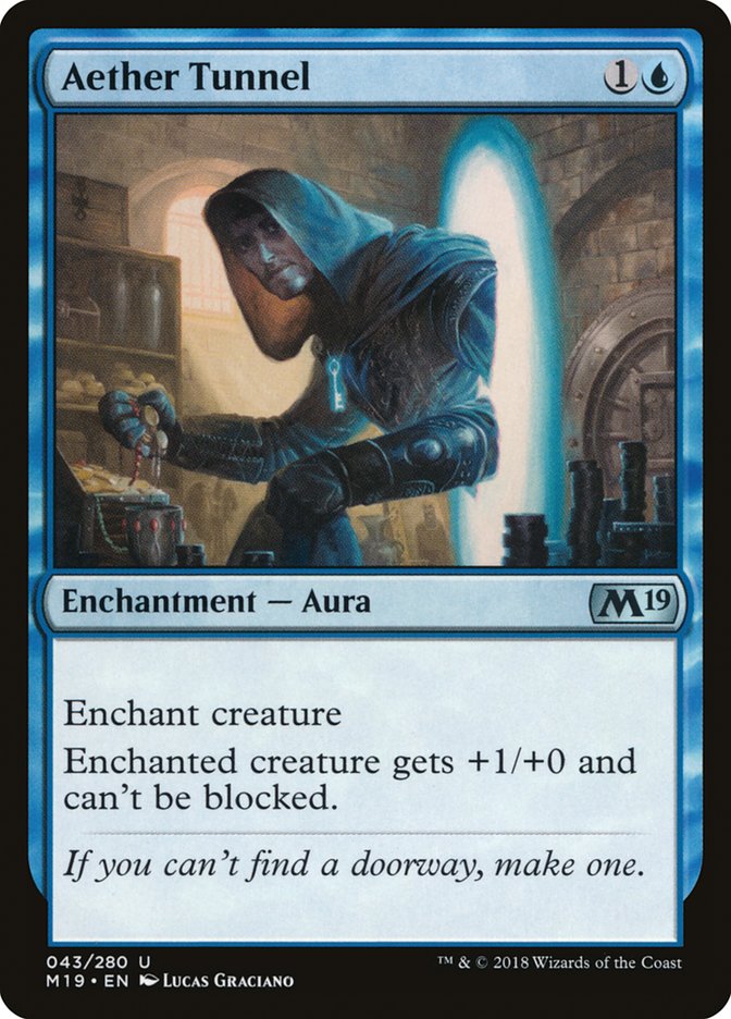Aether Tunnel [Core Set 2019] (M19 43)