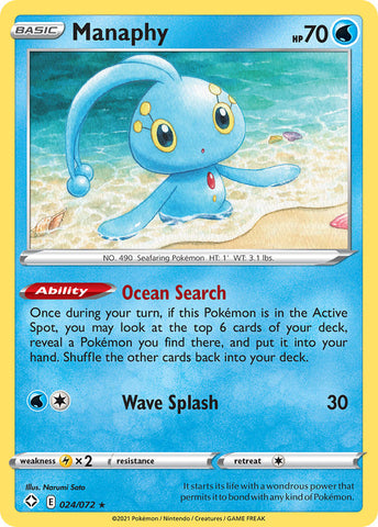 Manaphy (24/72) [Sword & Shield: Shining Fates]