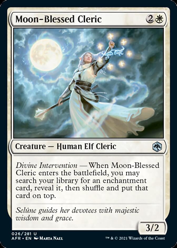 Moon-Blessed Cleric [Dungeons & Dragons: Adventures in the Forgotten Realms] (AFR 26)