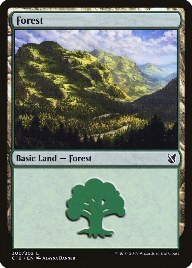 Forest (#300) [Commander 2019] (C19 300)