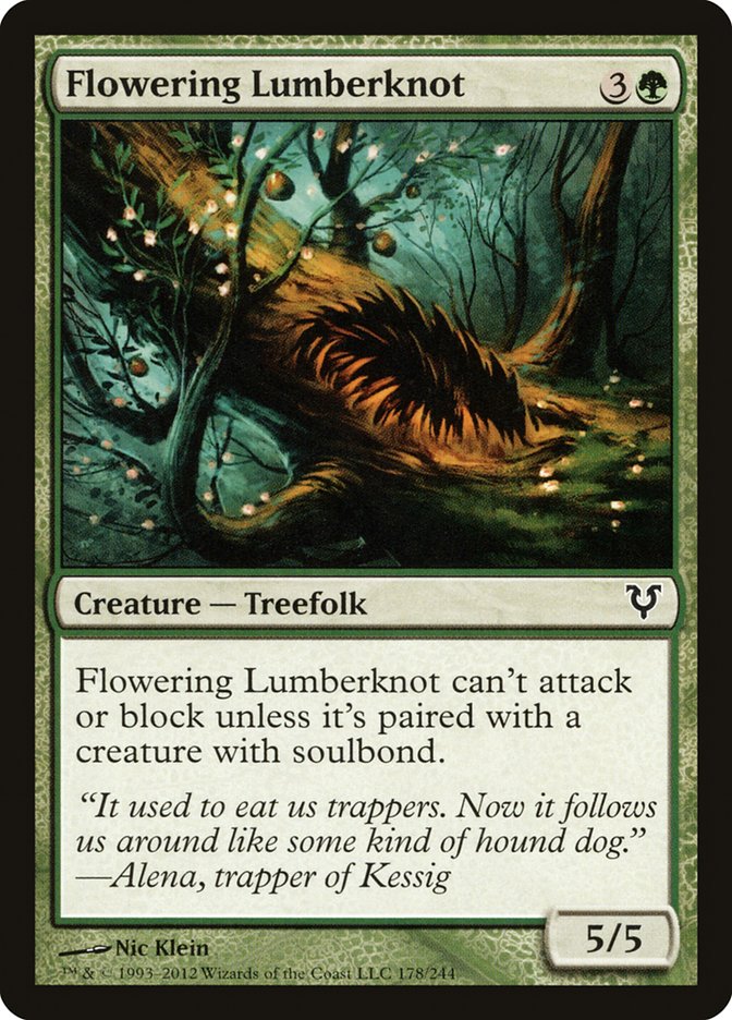 Flowering Lumberknot [Avacyn Restored] (AVR 178)