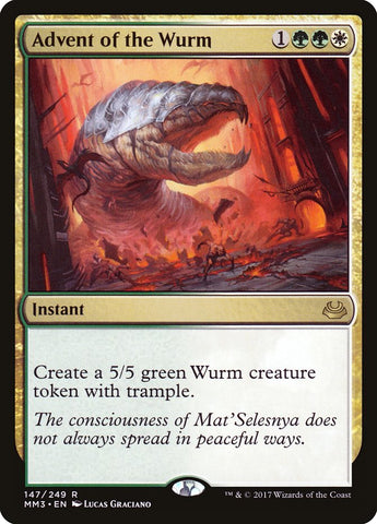 Advent of the Wurm [Modern Masters 2017] (MM3 147)