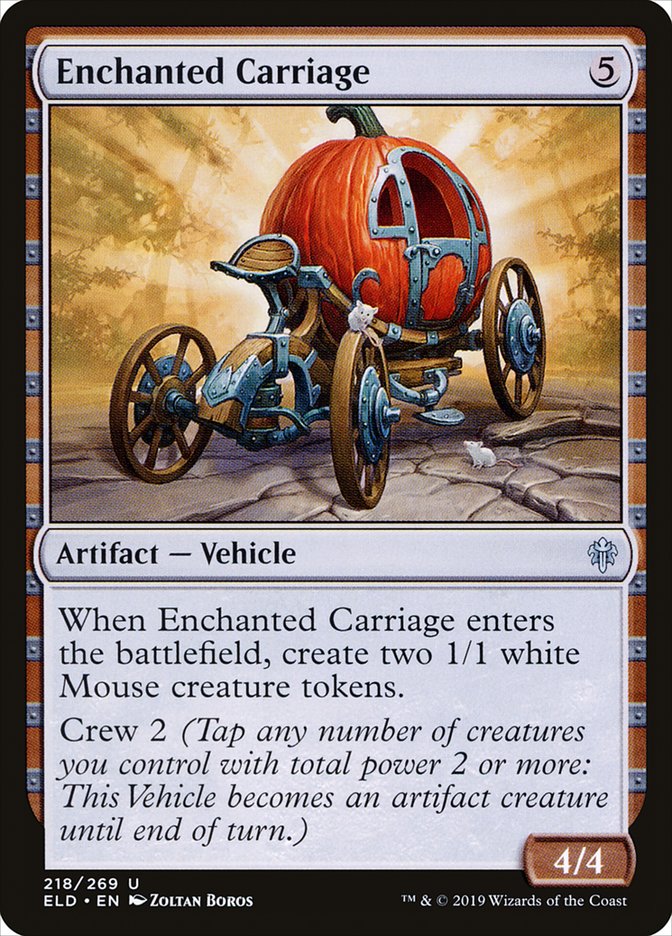 Enchanted Carriage [Throne of Eldraine] (ELD 218)