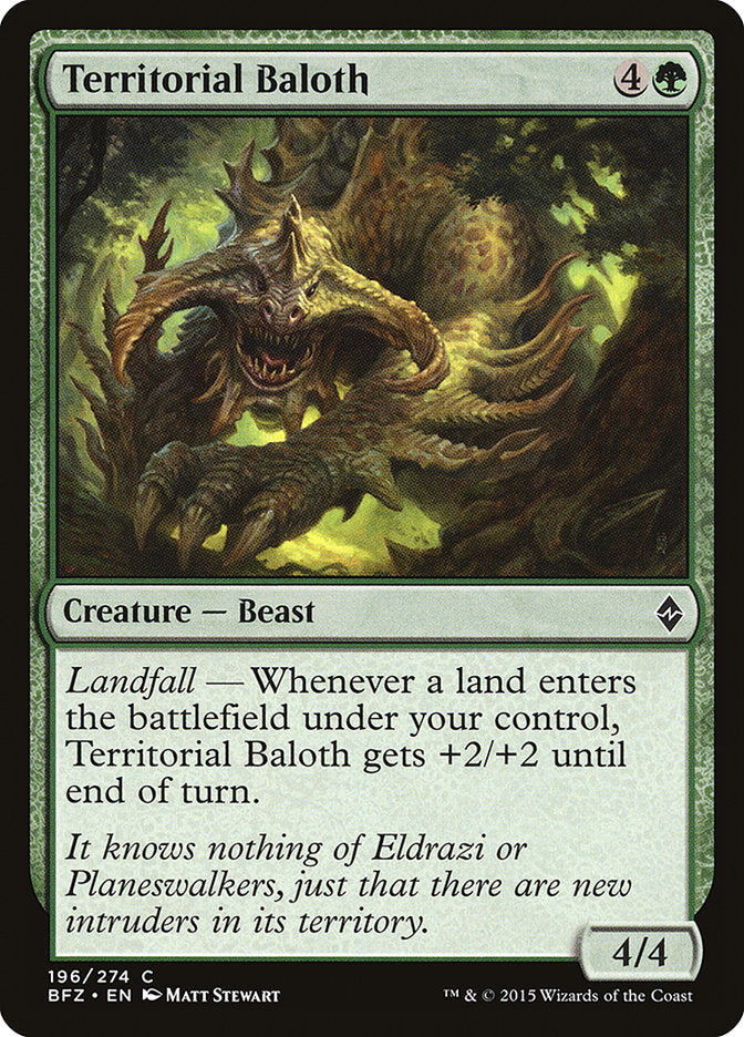 Territorial Baloth [Battle for Zendikar] (BFZ 196)